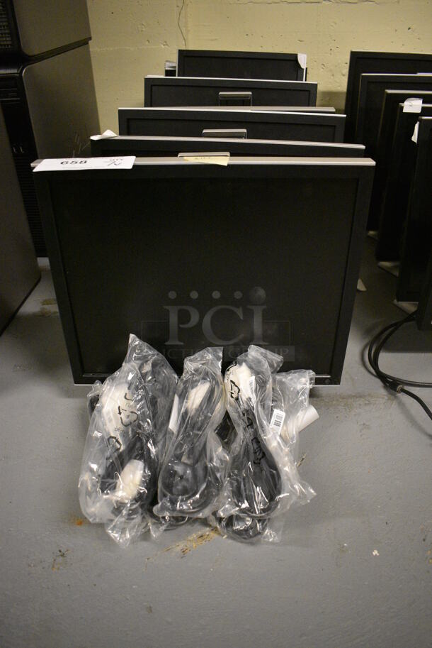 7 Dell Model 1708FPf 17" Computer Monitors. 7 Times Your Bid! (south basement 012) - Image 2 of 6