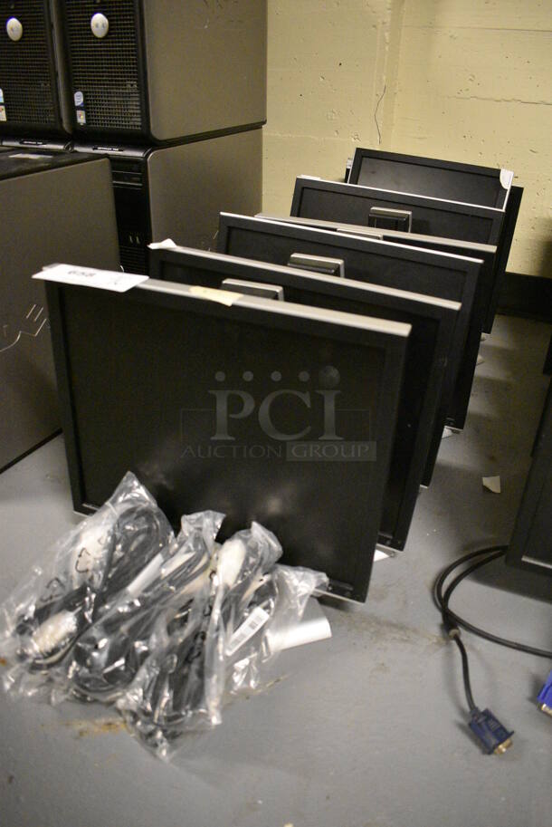 7 Dell Model 1708FPf 17" Computer Monitors. 7 Times Your Bid! (south basement 012) - Image 3 of 6