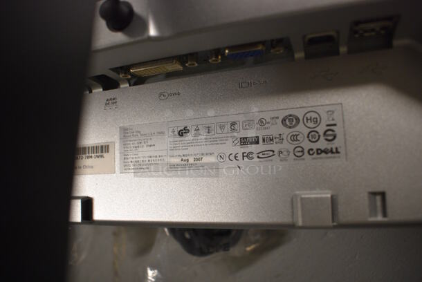 7 Dell Model 1708FPf 17" Computer Monitors. 7 Times Your Bid! (south basement 012) - Image 4 of 6