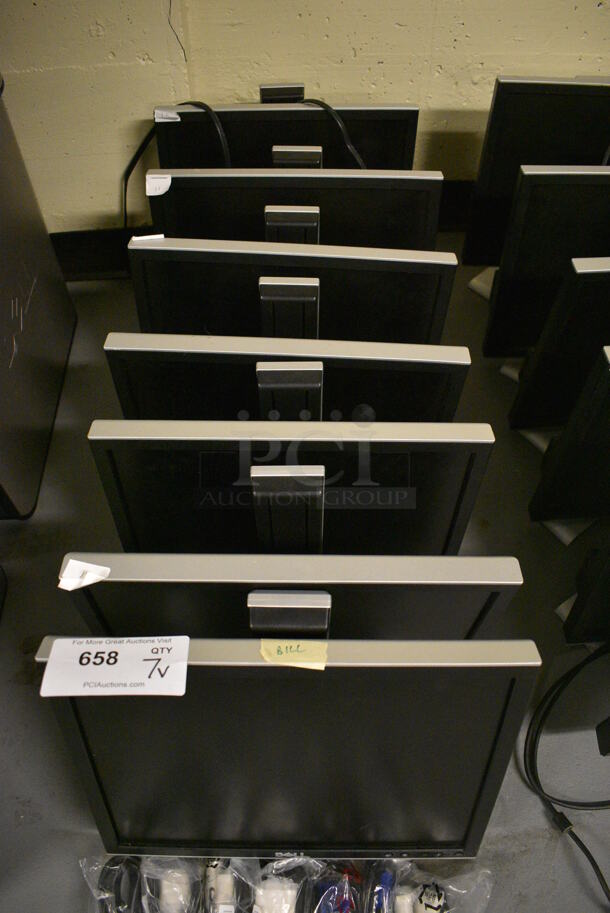 7 Dell Model 1708FPf 17" Computer Monitors. 7 Times Your Bid! (south basement 012) - Image 6 of 6
