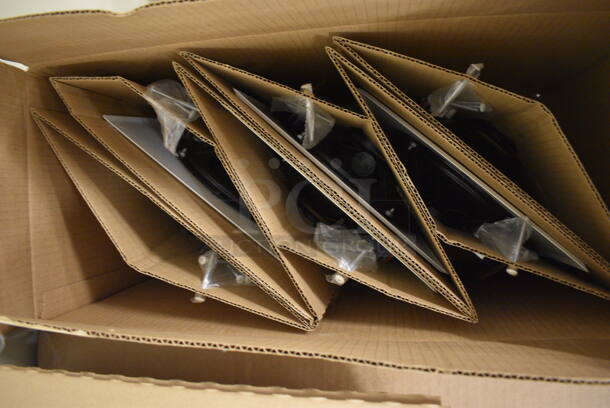 ALL ONE MONEY! Lot of 14 White Metal Speakers. 11.5x11.5x3. (south basement 019) - Image 4 of 5