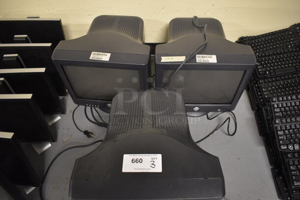 3 Dell 16" Monitors. 3 Times Your Bid! (south basement 012) - Image 4 of 4