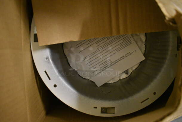 ALL ONE MONEY! Lot of 4 Boxes of Quam White Speaker Enclosure. 12.5x12.5x4. (south basement 019) - Image 4 of 6
