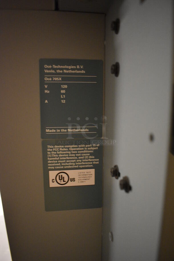 Oce Technologies Floor Style Large Format Printer. 53x31x49. (south basement 012) - Image 6 of 8