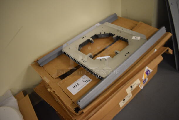 ALL ONE MONEY! Lot of 4 Boxes of Quam SSB-3 Metal Mount Pieces! 24x14x1. (south basement 019) - Image 2 of 7