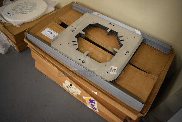 ALL ONE MONEY! Lot of 4 Boxes of Quam SSB-3 Metal Mount Pieces! 24x14x1. (south basement 019) - Image 3 of 7