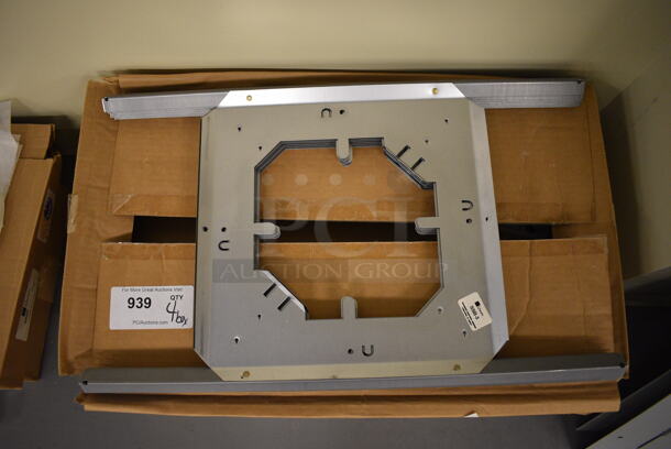 ALL ONE MONEY! Lot of 4 Boxes of Quam SSB-3 Metal Mount Pieces! 24x14x1. (south basement 019) - Image 4 of 7