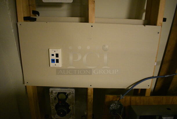 ALL ONE MONEY! Lot of Wooden Pieces and Electrical Units! Includes 66x3.5x66. (south basement 012) - Image 5 of 6