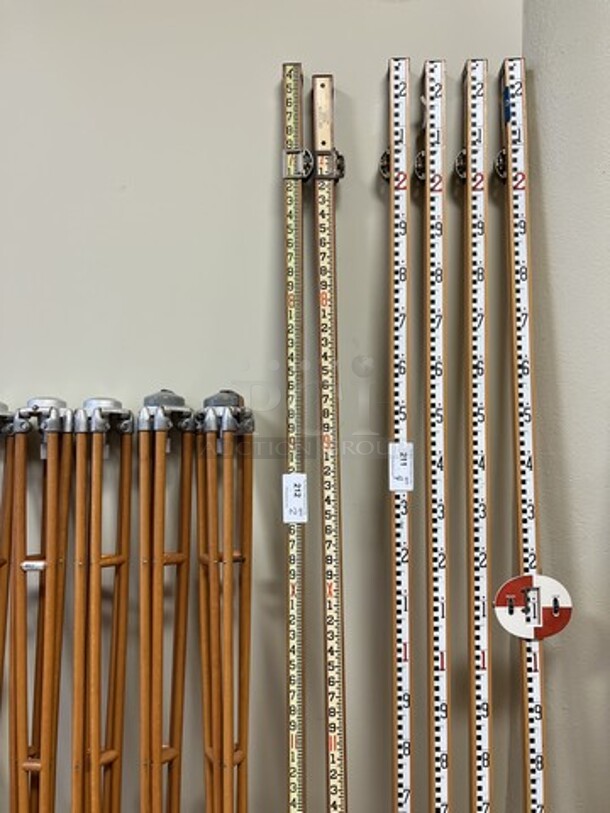 2 Measuring Sticks. 87", 89". 2 Times Your Bid! (room 122) - Image 1 of 4
