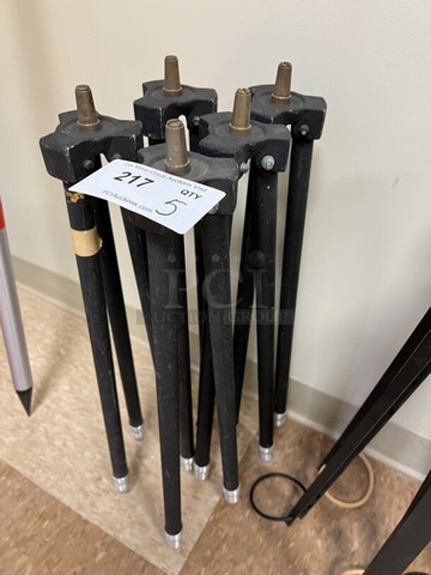 5 Metal Tripods. 24". 5 Times Your Bid! (room 122) - Image 2 of 4