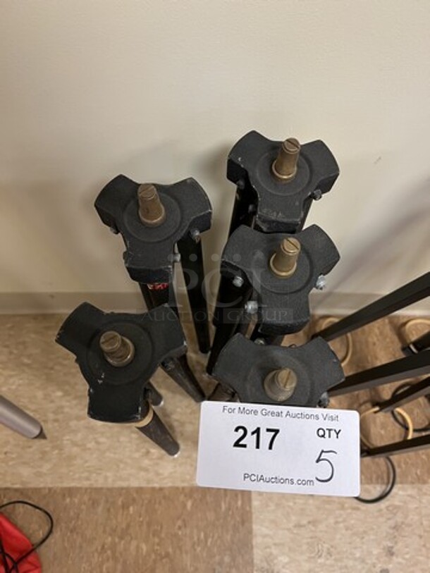 5 Metal Tripods. 24". 5 Times Your Bid! (room 122) - Image 3 of 4