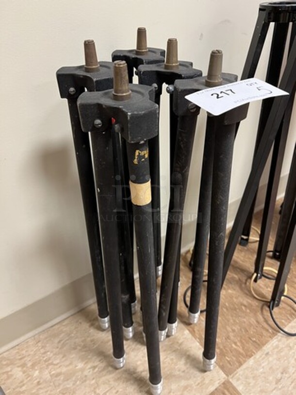 5 Metal Tripods. 24". 5 Times Your Bid! (room 122) - Image 4 of 4
