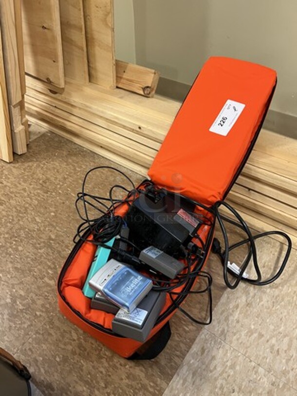 ALL ONE MONEY! Lot of Various Items Including Rapid Chargers in Soft Bag. 16x9x6. (room 122) - Image 5 of 5
