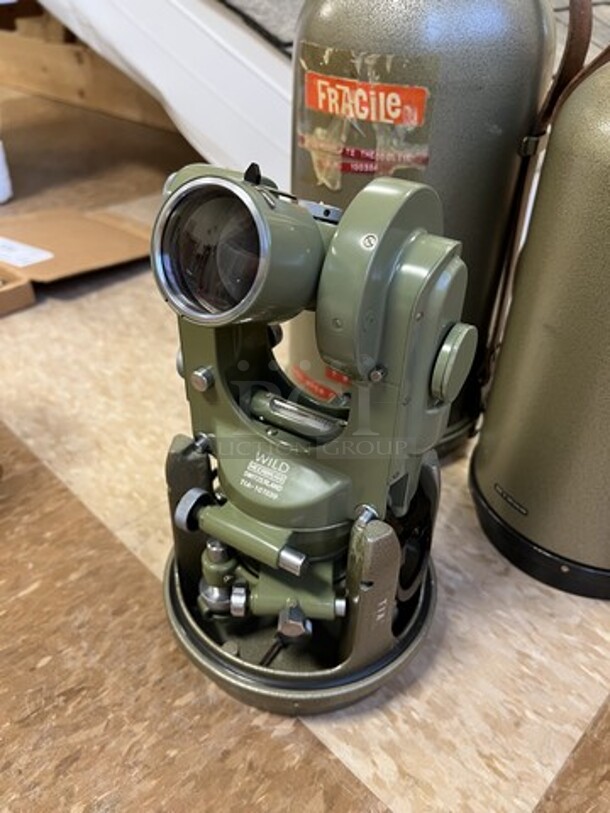 3 Green Metal Countertop Microscope in Case. 6x6x12. 3 Times Your Bid! (room 122) - Image 5 of 9
