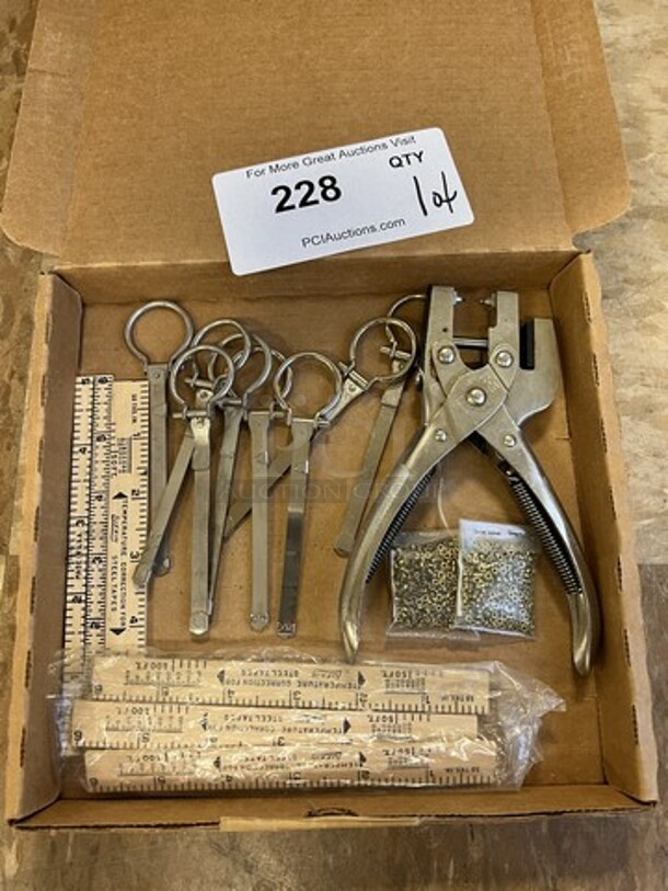 ALL ONE MONEY! Lot of Various Items Including Measuring Sticks! (room 122) - Image 1 of 6