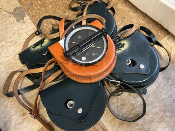 5 Compasses w/ 4 Bags. 7x7x2. 5 Times Your Bid! (room 122) - Image 3 of 3