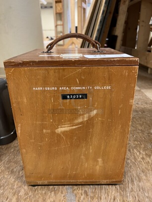 Stanley London Instructional Theodolite in Wooden Case. 10.5x11.5x14. (room 122) - Image 6 of 6