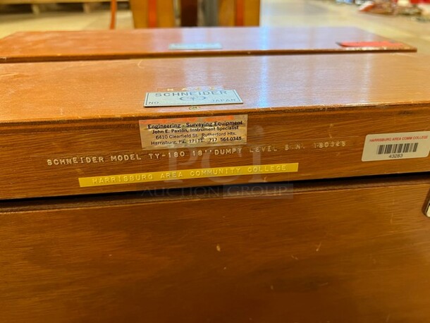 2 Schneider Level in Wooden Case. 20.5x7x10. 2 Times Your Bid! (room 122) - Image 8 of 8