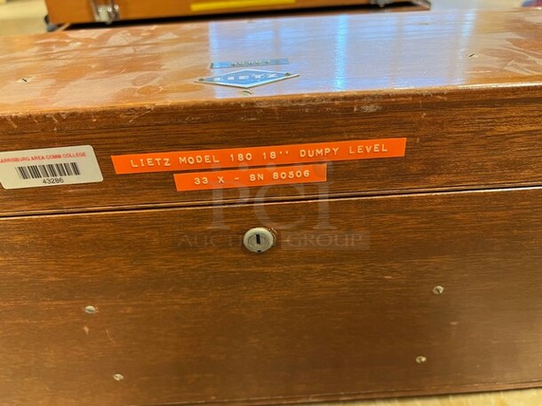 3 Dietzgen Level in Wooden Case. 20x7x10.5. 3 Times Your Bid! (room 122) - Image 7 of 10
