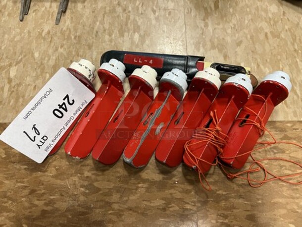 ALL ONE MONEY! Lot of 7 Poles! 5x1.5x2. (room 122) - Image 1 of 4
