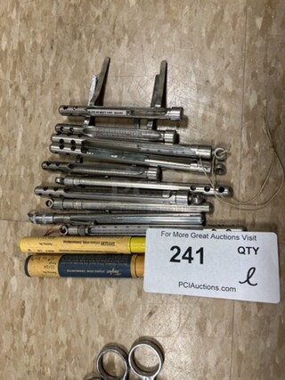 ALL ONE MONEY! Lot of 7 Metal Items! Includes 6.5". (room 122)