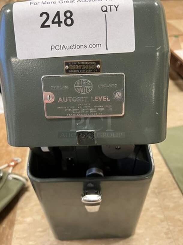 Hilger Watts Autoset Level in Hard Case. 6.5x6.5x13. (room 122) - Image 6 of 7