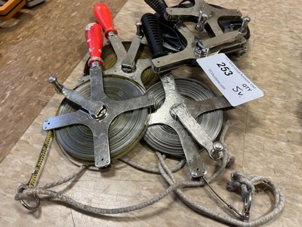 5 Measuring Wheels. Includes 6.5x2x11. 5 Times Your Bid! (room 122) - Image 2 of 4