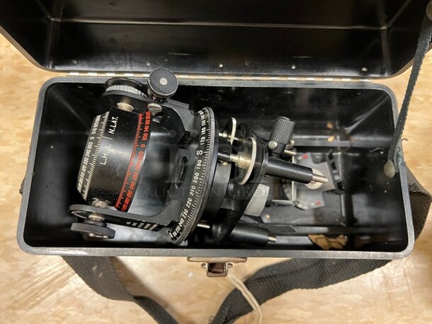 MK II Astro Compass in Hard Case. 9.5x4.5x6. (room 122) - Image 2 of 7