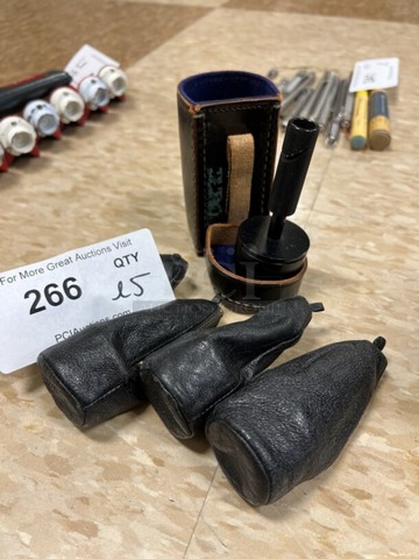 ALL ONE MONEY! Lot of 5 Lietz Metal Pieces! 1.5x1.5x3.5. (room 122) - Image 1 of 3