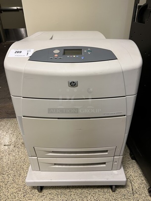 HP Model Q3716A Printer. 25x28x36. (across elevators)
