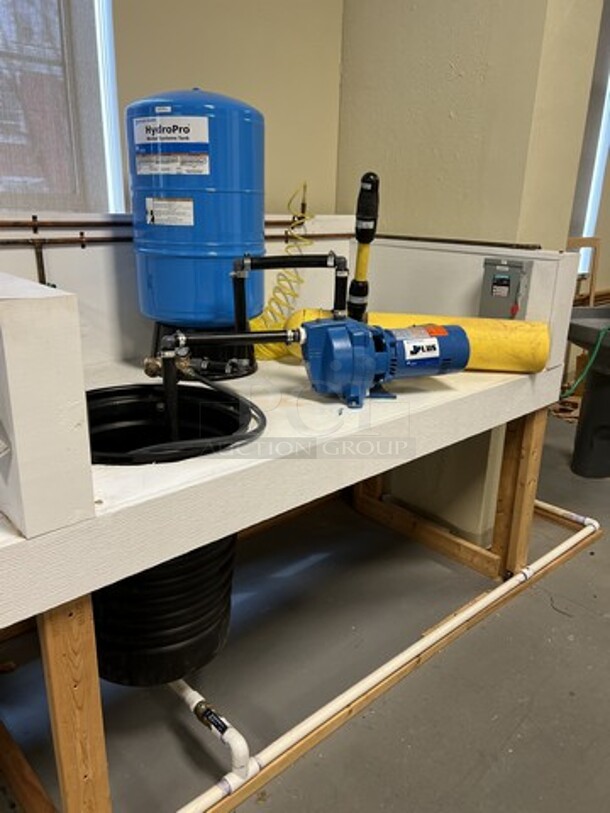 ALL ONE MONEY! Lot of 34' Well System Work Station Including 3 Wells and HydroPro Water Systems Tank. BUYER MUST REMOVE: Winning Bidder Will Have To Contact HACC To Make an Appointment To Remove This Item Between May 6th and May 13th. 408x42x48. (room 128) - Image 9 of 12