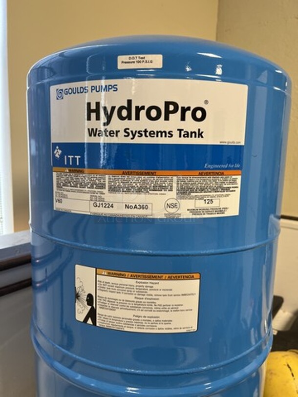 ALL ONE MONEY! Lot of 34' Well System Work Station Including 3 Wells and HydroPro Water Systems Tank. BUYER MUST REMOVE: Winning Bidder Will Have To Contact HACC To Make an Appointment To Remove This Item Between May 6th and May 13th. 408x42x48. (room 128) - Image 10 of 12