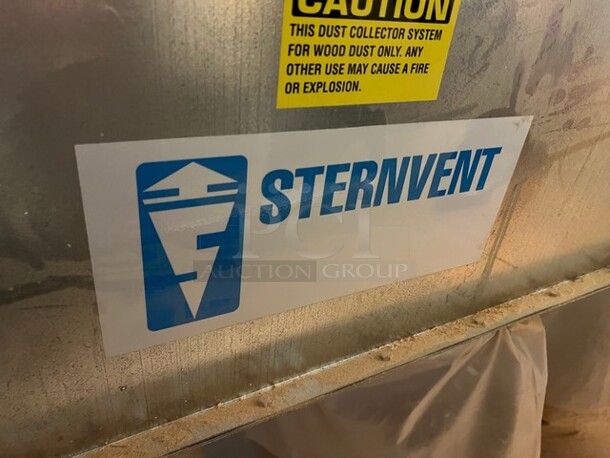 Sternvent Metal Industrial Floor Style Wood Shop Ventilation Dust Collector w/ Cincinnati Fan Model RBE-17 Air Handler. 460 Volts, 3 Phase. BUYER MUST REMOVE: Winning Bidder Will Have To Contact HACC To Make an Appointment To Remove This Item Between May 6th and May 13th. 41x136x112, 80x64x96. (room 128a) - Image 5 of 12