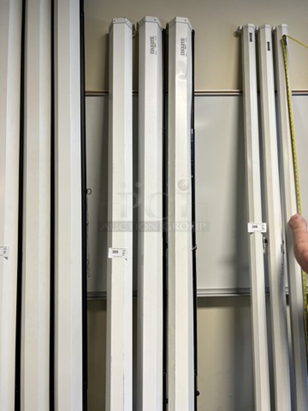 3 Da Lite Pull Down Projector Screens. 100", 3 Times Your Bid! (room 130) - Image 1 of 4