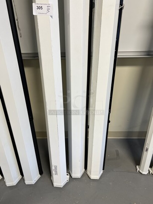3 Da Lite Pull Down Projector Screens. 100", 3 Times Your Bid! (room 130) - Image 2 of 4