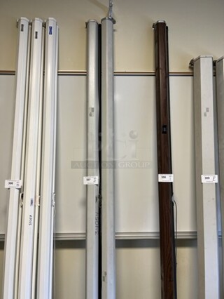 2 Draper Pull Down Projector Screens. 99", 2 Times Your Bid! (room 130)