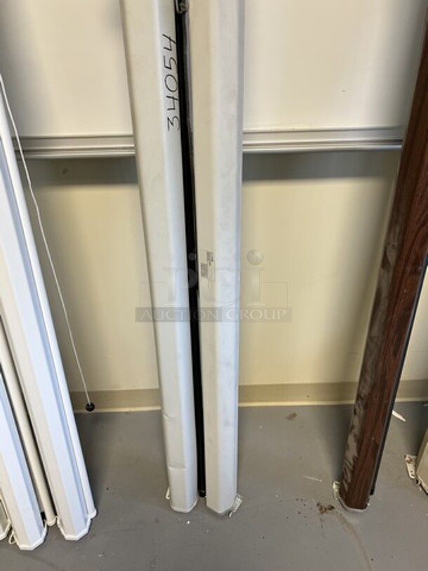 2 Draper Pull Down Projector Screens. 99", 2 Times Your Bid! (room 130) - Image 2 of 4