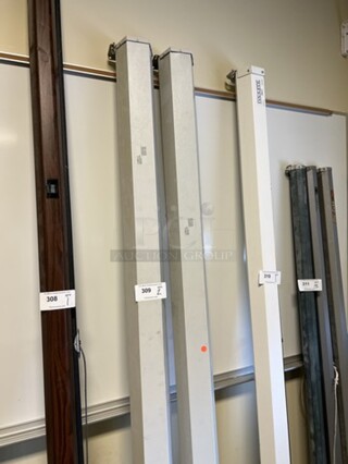 2 Draper Pull Down Projector Screen. 87". 2 Times Your Bid! (room 130)