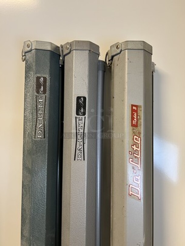 3 Da Lite Pull Down Projector Screen. 73". 3 Times Your Bid! (room 130) - Image 3 of 3