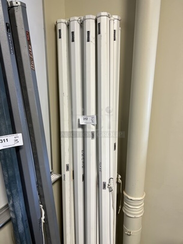8 Da Lite Pull Down Projector Screen. 73". 8 Times Your Bid! (room 130) - Image 1 of 3