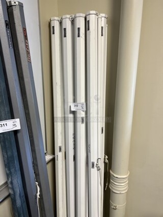 8 Da Lite Pull Down Projector Screen. 73". 8 Times Your Bid! (room 130)