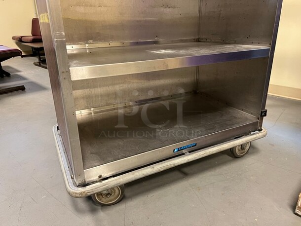 Lakeside Stainless Steel 3 Tier Cart w/ Push Handle on Commercial Casters. 39x24x37. (room 130) - Image 3 of 3