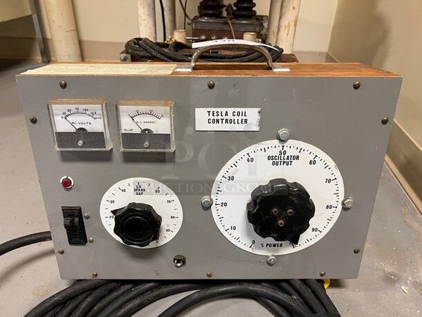 Tesla Coil w/ Tesla Coil Controller. 44x25x61. (room 130) - Image 2 of 6