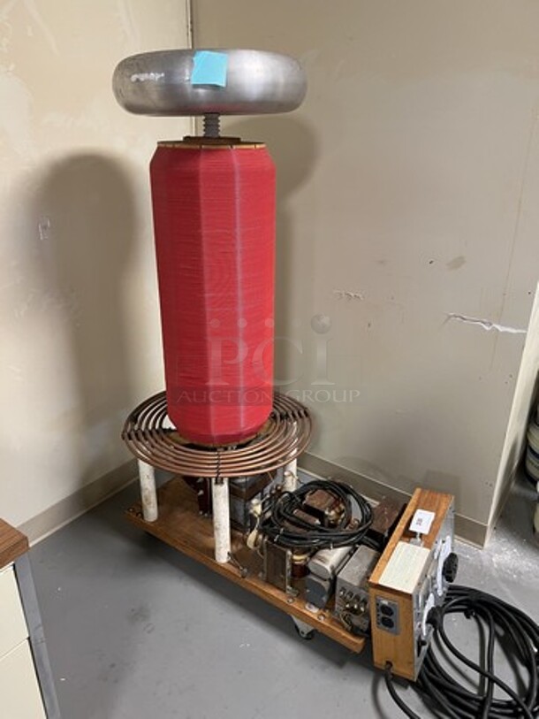 Tesla Coil w/ Tesla Coil Controller. 44x25x61. (room 130) - Image 3 of 6