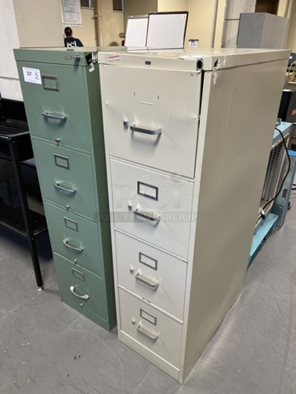 2 Metal Filing Cabinets. 15x25x52, 15x29x52. 2 Times Your Bid! (room 130) - Image 6 of 6