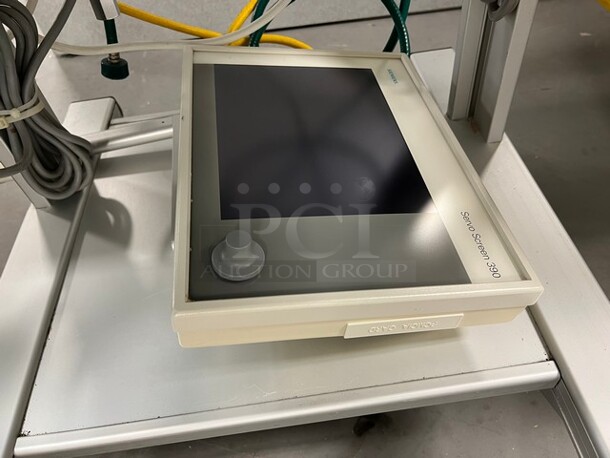 Siemens Servo Ventilator 300 Metal Floor Style Ventilator. 22x26x50. (room 130) - Image 6 of 7