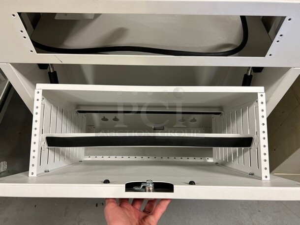 White Metal Box. 25x9x29. (room 130) - Image 5 of 5