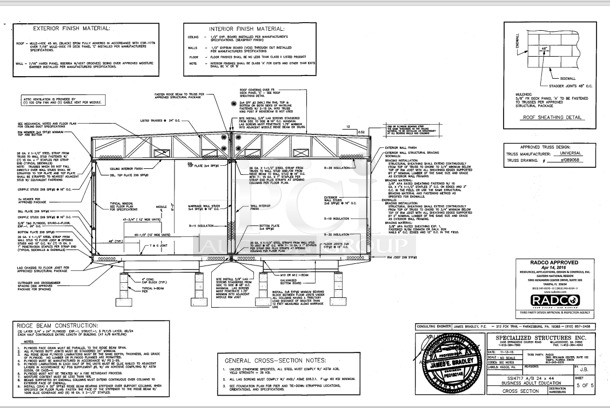 24'x44' Modular Classroom w/ 8' Tall Interior, Outrigger Frame, Detachable Hinges, New Tires. BUYER MUST REMOVE: Winning Bidder Will Have To Contact HACC To Make an Appointment To Remove This Item Between May 6th and May 13th. - Image 10 of 10