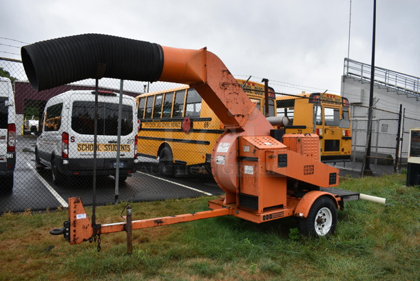 Old Dominion Brush Model LCT 600 Orange Metal Commercial Heavy Duty Debris / Leaf Collector. See Lot 204 For Additional Picture. BUYER MUST REMOVE. (stadium) - Image 1 of 12