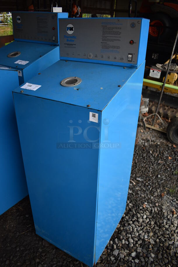 PK Thermific Model N-700 Metal Floor Style Natural Gas Fired Heating Boiler. BUYER MUST REMOVE. 20x47x56. (stadium) - Image 2 of 9